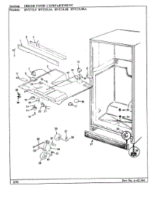03 - Fresh Food Compartment parts for Maytag Refrigerator BNT23L8KA / BL96B from AppliancePartsPros.com