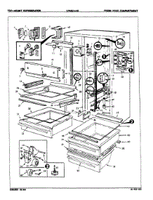 02 - Fresh Food Compartment parts for Maytag Refrigerator BPNS24H9 / 7N17A from AppliancePartsPros.com