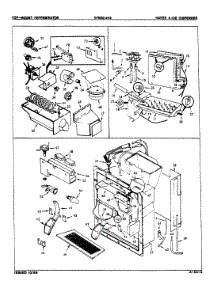 04 - Water & Ice Dispenser parts for Maytag Refrigerator BPNS24H9 / 7N17A from AppliancePartsPros.com