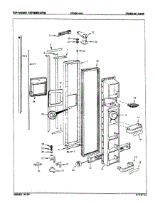 02 - Freezer Door parts for Maytag Refrigerator BPNS24H9A / 7N17A from AppliancePartsPros.com