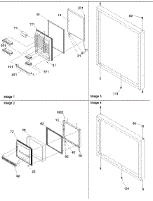 04 - Door Assy parts for Amana Refrigerator BR18V1E / P1320707W B from AppliancePartsPros.com