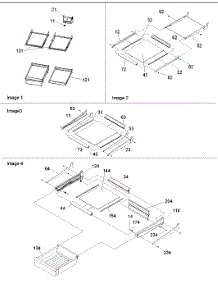 11 - Ref. Feature, Shelf & Meatkeeper Assy parts for Amana Refrigerator BR18V1S / P1320707W S from AppliancePartsPros.com