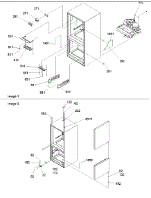 02 - Covers, Hinges & Light Covers parts for Amana Refrigerator BR18V1S / P1320706W S from AppliancePartsPros.com
