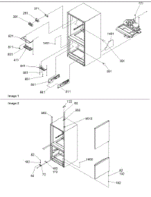02 - Covers, Hinges & Light Covers parts for Amana Refrigerator BR18V2E / P1320709W B from AppliancePartsPros.com