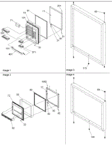 04 - Door Assy parts for Amana Refrigerator BR18V2S / P1320708W S from AppliancePartsPros.com