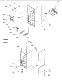 02 - Covers, Hinges & Light Covers parts for Amana Refrigerator BR18VL / P1320703W L from AppliancePartsPros.com