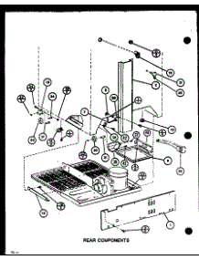 06 - Rear Components parts for Amana Refrigerator BR20N / P7812526W W from AppliancePartsPros.com