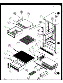 03 - Page 3 parts for Amana Refrigerator BR20QBW / P1125509W W from AppliancePartsPros.com