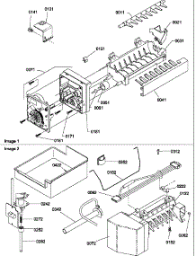 06 - Ice Maker Assy & Parts parts for Amana Refrigerator BR22S6E / P1196706W E from AppliancePartsPros.com