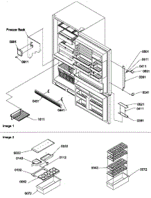 04 - Door Handles & Accessories parts for Amana Refrigerator BR22TE / P1196710W E from AppliancePartsPros.com