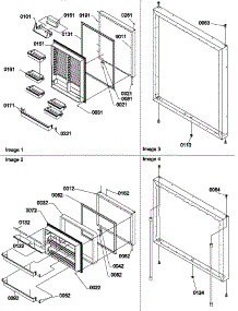 03 - Door Assemblies parts for Amana Refrigerator BR22TW / P1196709W W from AppliancePartsPros.com