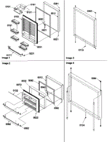 03 - Door Assemblies parts for Amana Refrigerator BR22VE / P1321505W E from AppliancePartsPros.com