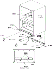 07 - Insulation & Roller Assembly parts for Amana Refrigerator BR22VE / P1321505W E from AppliancePartsPros.com