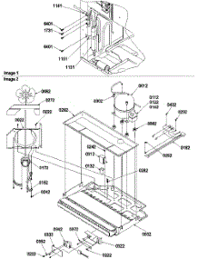 09 - Machine Compartment Assembly parts for Amana Refrigerator BR22VE / P1321505W E from AppliancePartsPros.com