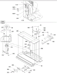 09 - Machine Compartment Assembly parts for Amana Refrigerator BR22VW / P1325003W W from AppliancePartsPros.com