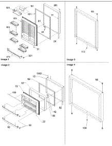 03 - Door Assy parts for Amana Refrigerator BR22VW / P1325015W W from AppliancePartsPros.com