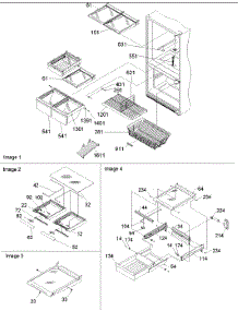 10 - Shelving Assy parts for Amana Refrigerator BR22VW / P1325015W W from AppliancePartsPros.com