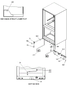 08 - Insulation & Roller Assy parts for Amana Refrigerator BRD18V1S / P1326501W S from AppliancePartsPros.com
