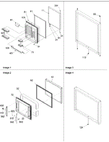 03 - Door Assemblies parts for Amana Refrigerator BRD18V2E / P1326503W B from AppliancePartsPros.com