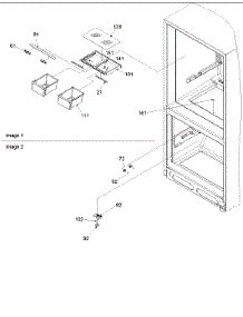 02 - Crisper Assy & Freezer Control parts for Amana Refrigerator BRD18V2S / P1326503W S from AppliancePartsPros.com