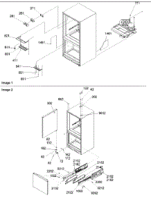 06 - Hinges, Light Covers & Fz Drawers parts for Amana Refrigerator BRD18V2W / P1326504W W from AppliancePartsPros.com