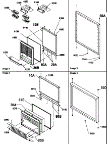 05 - Door Assemblies parts for Amana Refrigerator BRF20TLW / P1199201W L from AppliancePartsPros.com