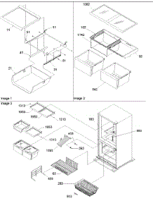 13 - Shelving parts for Amana Refrigerator BRF20VCPER / P1321312W B from AppliancePartsPros.com