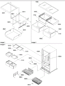 13 - Shelving parts for Amana Refrigerator BRF20VL / P1321303W L from AppliancePartsPros.com