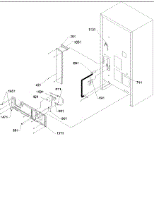 02 - Cabinet Back parts for Amana Refrigerator BRF520T1E / P1321310W B from AppliancePartsPros.com
