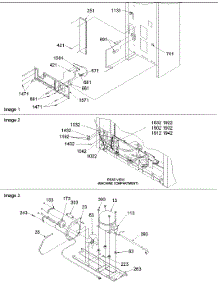 02 - Cabinet Back And Compressor parts for Amana Refrigerator BRF520T1E / P1321304W E from AppliancePartsPros.com