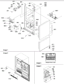 04 - Controls, Hinges, & Accessories parts for Amana Refrigerator BRF520T1E / P1321304W E from AppliancePartsPros.com