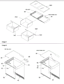 05 - Deli And Crisper Assy parts for Amana Refrigerator BRF520T1W / P1321304W W from AppliancePartsPros.com