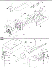 08 - Ice Maker Assy And Parts parts for Amana Refrigerator BRF520TE / P1301501W E from AppliancePartsPros.com