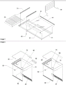 07 - Freezer Shelf, Deli And Crisper parts for Amana Refrigerator BRF520TW / P1301501W W from AppliancePartsPros.com