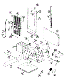 08 - Unit Compartment & System parts for Maytag Refrigerator BS24X9DB from AppliancePartsPros.com
