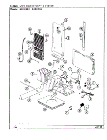 08 - Unit Compartment & System parts for Maytag Refrigerator BS24X9DK / DN92A from AppliancePartsPros.com