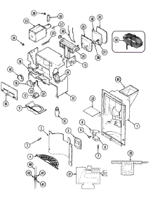 05 - Ice & Water Dispenser parts for Maytag Refrigerator BS24Y9DV from AppliancePartsPros.com
