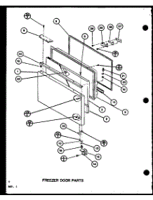 02 - Fz Door Parts parts for Amana Refrigerator BX20K / P7812503W W from AppliancePartsPros.com