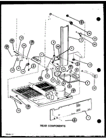 06 - Rear Components parts for Amana Refrigerator BX20M / P7812520W W from AppliancePartsPros.com