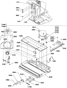 10 - Machine Compartment Assy parts for Amana Refrigerator BX20S5E / P1196506W E from AppliancePartsPros.com
