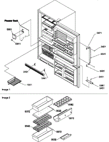 04 - Door Handles & Accessories parts for Amana Refrigerator BX20S5L / P1196508W L from AppliancePartsPros.com