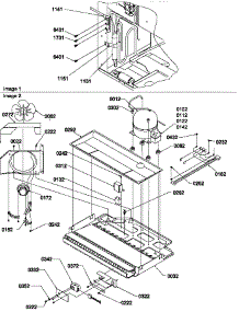 09 - Machine Compartment Assy parts for Amana Refrigerator BX20S5L / P1196507W L from AppliancePartsPros.com