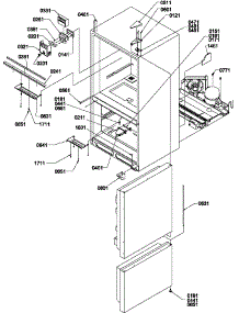 02 - Controls & Light Covers parts for Amana Refrigerator BX20S5W / P1196507W W from AppliancePartsPros.com