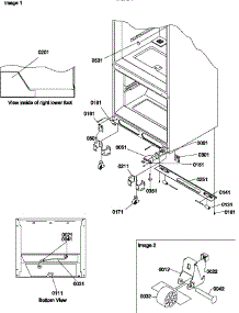 07 - Insulation & Roller Assy parts for Amana Refrigerator BX20S5W / P1196507W W from AppliancePartsPros.com