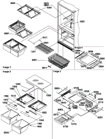 10 - Shelving Assemblies parts for Amana Refrigerator BX21TE / P1196515W E from AppliancePartsPros.com