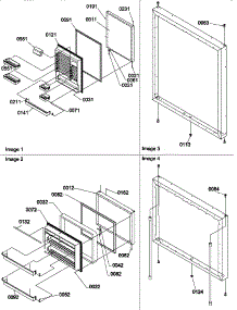 03 - Door Assemblies parts for Amana Refrigerator BX21TW / P1196512W W from AppliancePartsPros.com