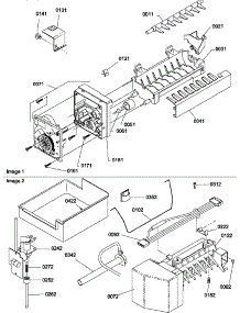 06 - Ice Maker Assy & Parts parts for Amana Refrigerator BX21TW / P1196512W W from AppliancePartsPros.com
