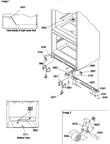 07 - Insulation & Roller Assy parts for Amana Refrigerator BX21TW / P1196515W W from AppliancePartsPros.com