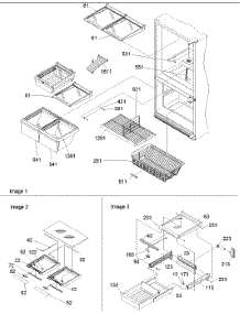 10 - Shelving Assy parts for Amana Refrigerator BX21V2C / P1325032W C from AppliancePartsPros.com