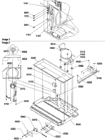 09 - Machine Compartment Assembly parts for Amana Refrigerator BX21VW / P1321503W W from AppliancePartsPros.com